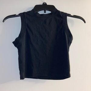 black crop top